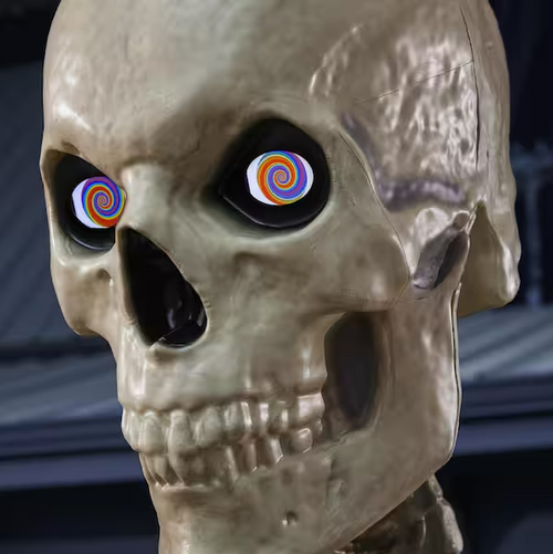 12 FT Giant Halloween Skeleton with Animated LCD Eyes – Poseable Outdoor Yard Decoration